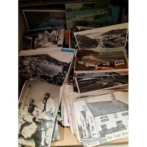 Huge Lot of Vintage Assorted Postcards many with Stamps
