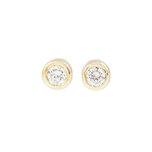 175 - A PAIR OF DIAMOND AND PEARL DROP EARRINGS, the pearl drops removable, mounted in 14ct and 18ct gold.... 