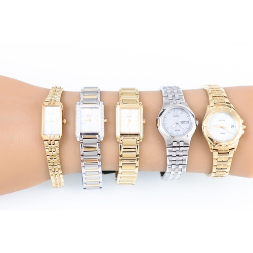 503 - FIVE LADY'S CITIZEN ECO DRIVE WATCHES