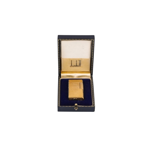 143 - A DUNHILL LIGHTER, cased