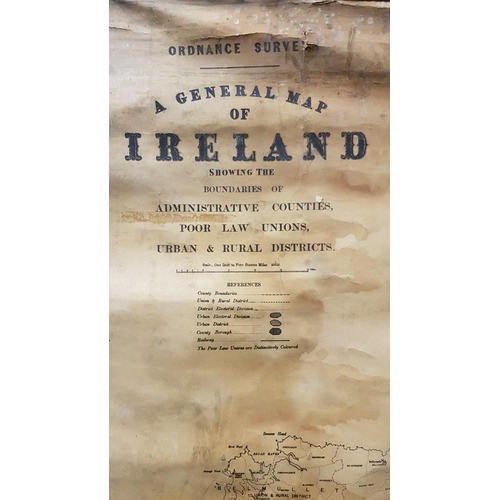 555 - AN ORDNANCE SURVEY MAP OF IRELAND, published in 1932, first published in 1932 (roll)