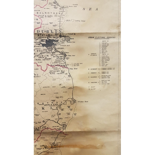 555 - AN ORDNANCE SURVEY MAP OF IRELAND, published in 1932, first published in 1932 (roll)