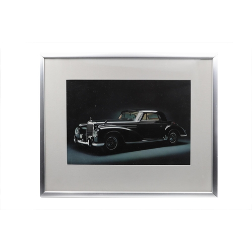 503 - THREE PHOTOGRAPHS OF CLASSICAL MERCEDES-BENZ MOTOR CARS, framed