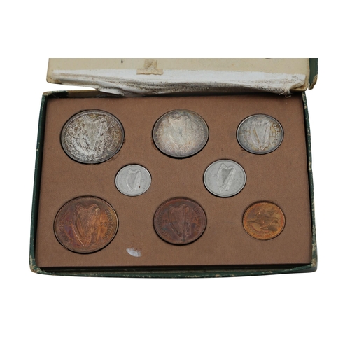 540 - 1928 IRISH PROOF 8 COIN SET, boxed