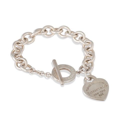 51 - A SILVER TIFFANY BRACELET,