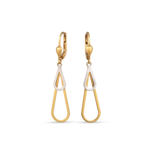 169 - TWO PAIRS OF 18CT GOLD EARRINGS