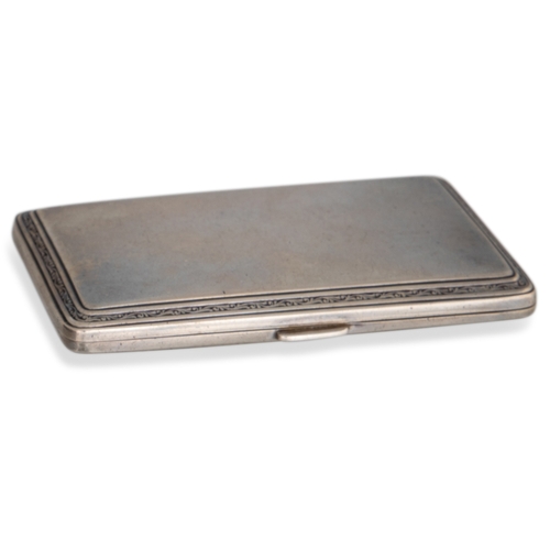 280 - A COLLECTION OF THREE ANTIQUE CONTINENTAL SILVER (.800) CIGARETTE CASES, total combined gross weight... 