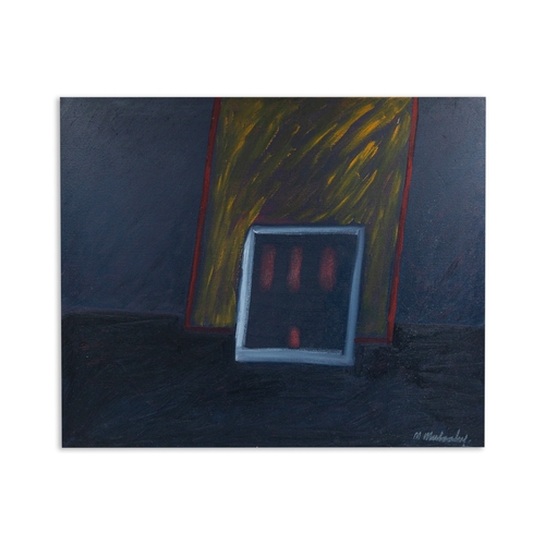 483 - MICHAEL MULCAHY, IRISH CONTEMPOARY, Berlin III 1986, oil on canvas, signed and framed • Frame approx... 