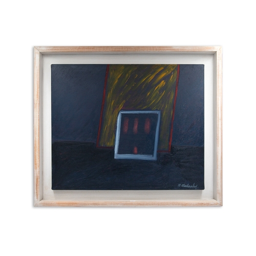 483 - MICHAEL MULCAHY, IRISH CONTEMPOARY, Berlin III 1986, oil on canvas, signed and framed • Frame approx... 