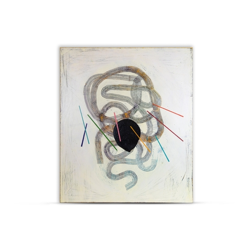 425 - AISLING CONROY (Irish Contemporary) 'Alter/Incant V', acrylic on wood, signed verso, 35.5