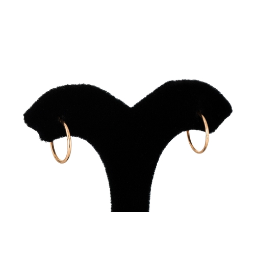 260 - A COLLECTION OF 9CT GOLD JEWELLERY ITEMS, earrings, a chain, etc., 14.7 g.