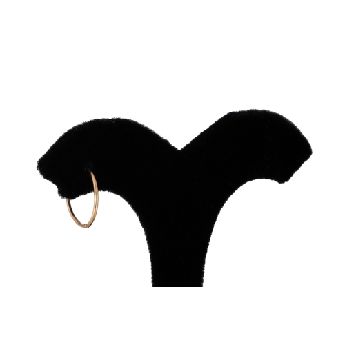 260 - A COLLECTION OF 9CT GOLD JEWELLERY ITEMS, earrings, a chain, etc., 14.7 g.