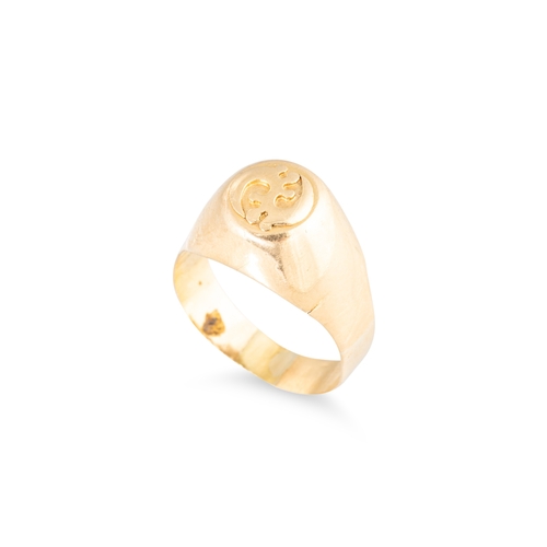 62 - TWO GENTS' GOLD RINGS, 20.95 g., XRF test shows 68-69% gold purity