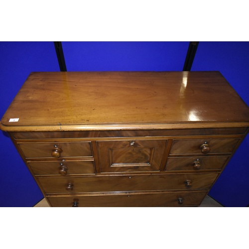 2 - Victorian Mahogany Chest Of Drawers