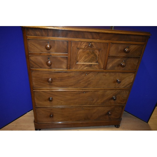 2 - Victorian Mahogany Chest Of Drawers