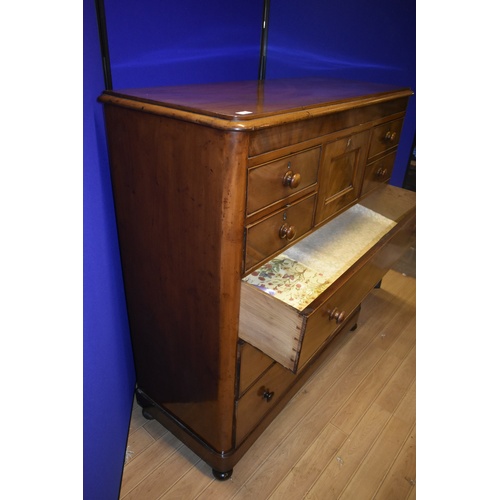 2 - Victorian Mahogany Chest Of Drawers