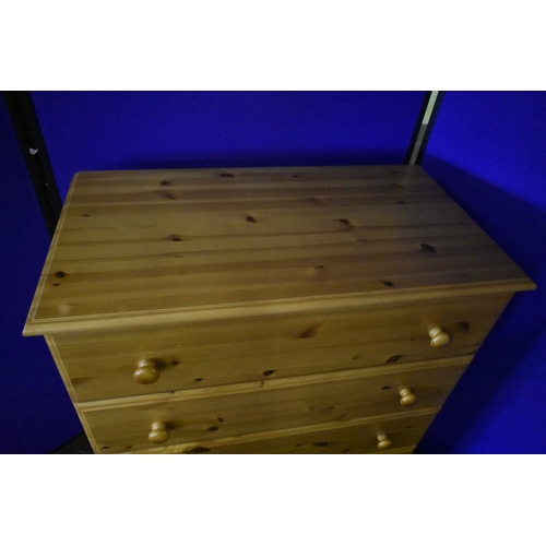 6 - Pine 5 Drawer Chest