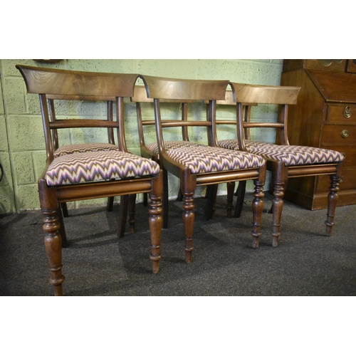 20 - Set 6 Regency Bar Back Chairs