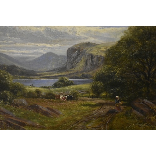 23 - Gilt Framed Oil by J G Atkinson
