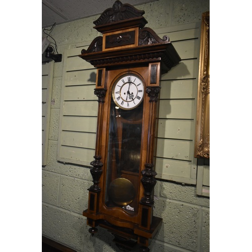 26 - Victorian Double Weight Vienna Clock