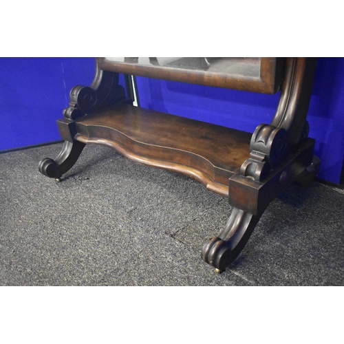 32 - Victorian Mahogany Cheval Mirror