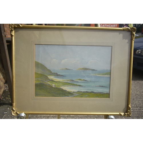 19A - G W Morrison Water Colour Fannys Bay Atlantic