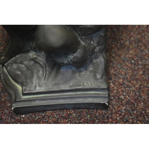 84A - Pottery Lady Figurine With Signature