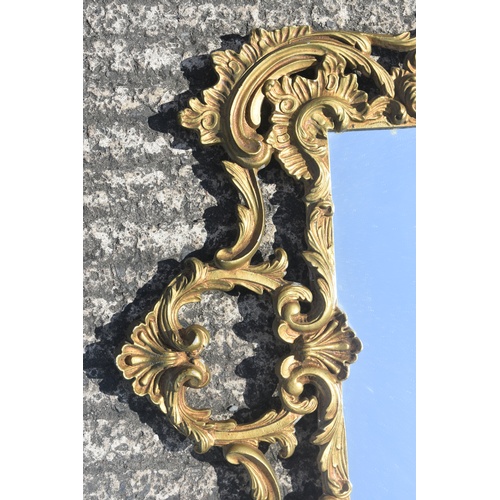 16 - GILT METAL FRAMED MIRROR