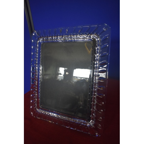 114 - LARGE WATERFORD CRYSTAL PHOTO FRAME