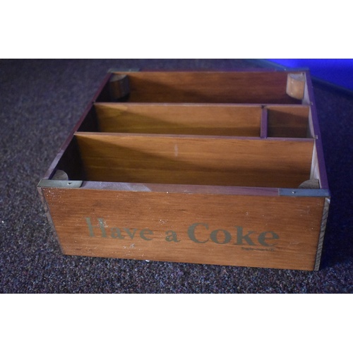 259 - COCA COLA BRASS BOUND BOX