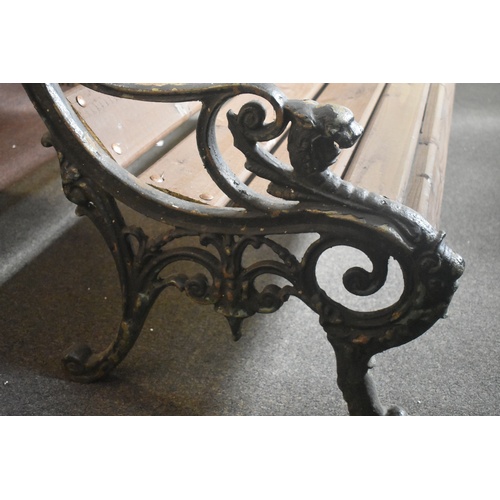 180 - VICTORIAN CAST IRON BENCH