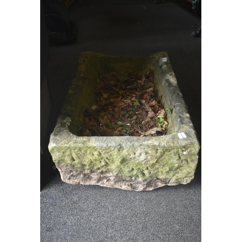 181 - LARGE ANTIQUE STONE TROUGH