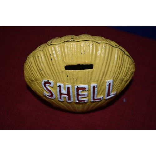 8 - CAST SHELL MONEY BOX