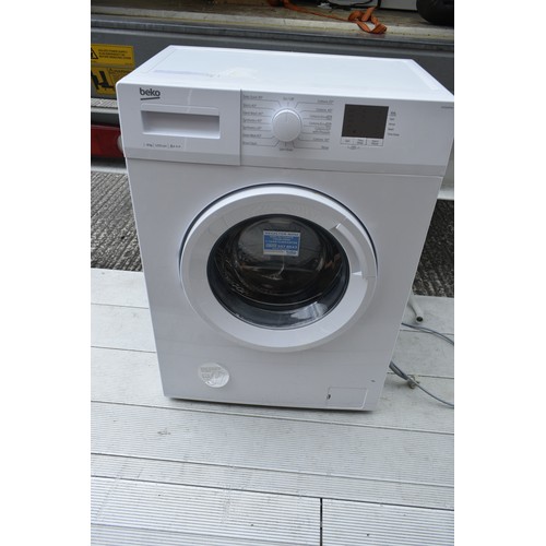 33 - BEKO WASHING MACHINE AS NEW