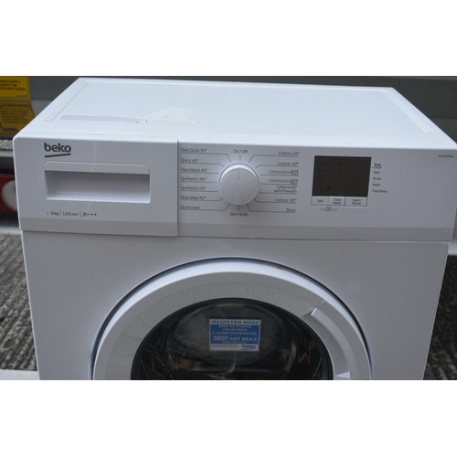 33 - BEKO WASHING MACHINE AS NEW