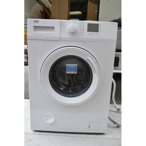 33 - BEKO WASHING MACHINE AS NEW