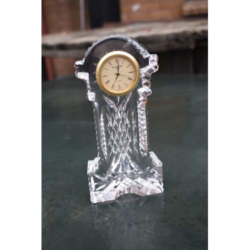 91 - WATERFORD CRYSTAL GRANDFATHER CLOCK