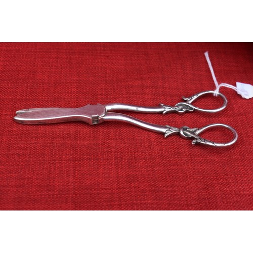 116 - SILVER PLATED SCISSORS