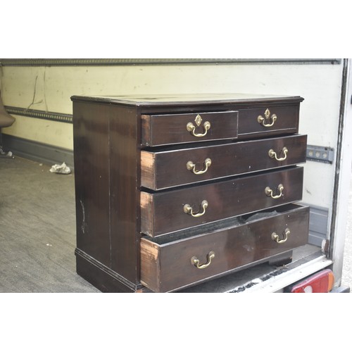 176 - GEORGIAN 2/3 CHEST