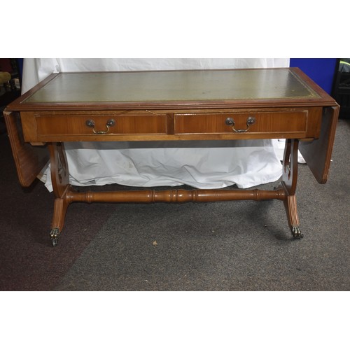 179 - YEW WOOD SOFA TABLE