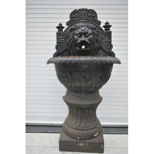 185 - CAST IRON WATER FOUNTAIN