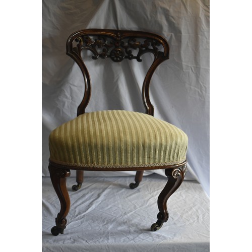 188 - VICTORIAN NURSING CHAIR