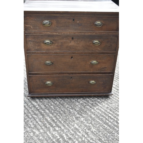 199 - GEORGIAN 4 DRAWER CHEST