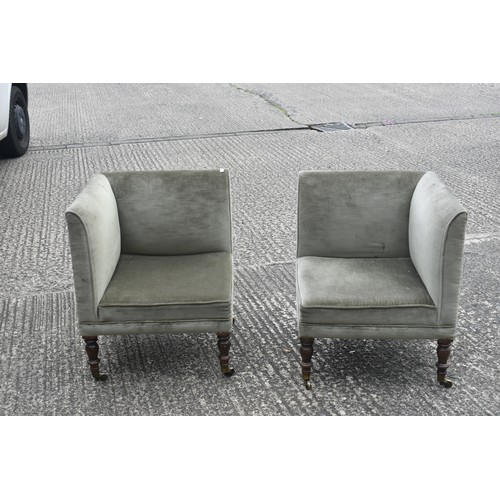 202 - PAIR OF 19TH CENTURY CORNER CHAIRS