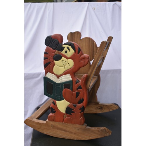 209 - TIGGER ROCKING CHAIR