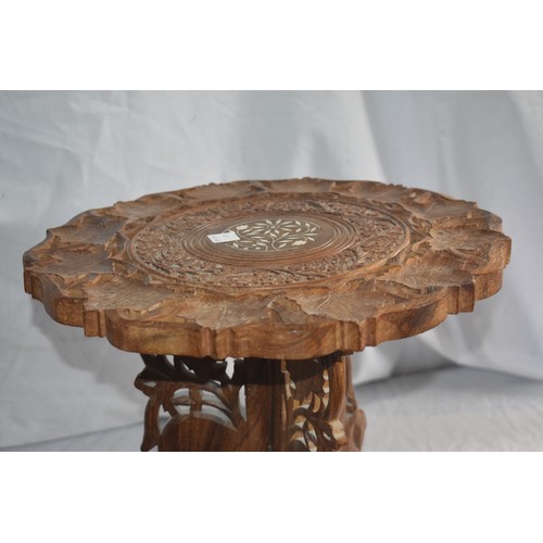 216 - CARVED CAIRO TABLE