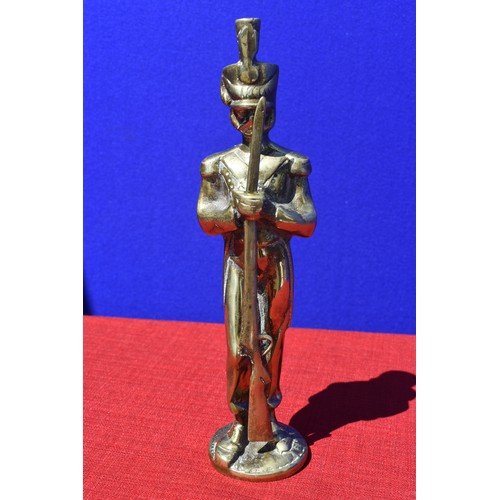 291 - BRASS SOLDIER FIGURE