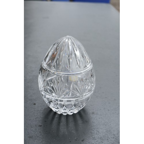 310 - BOHEMIAN CRYSTAL EGG