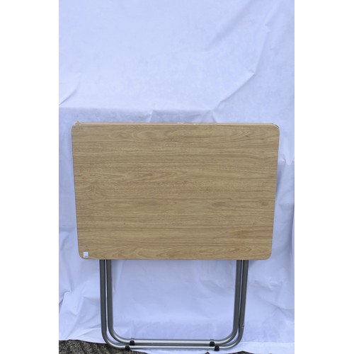 330 - FOLDING BEECH TABLE