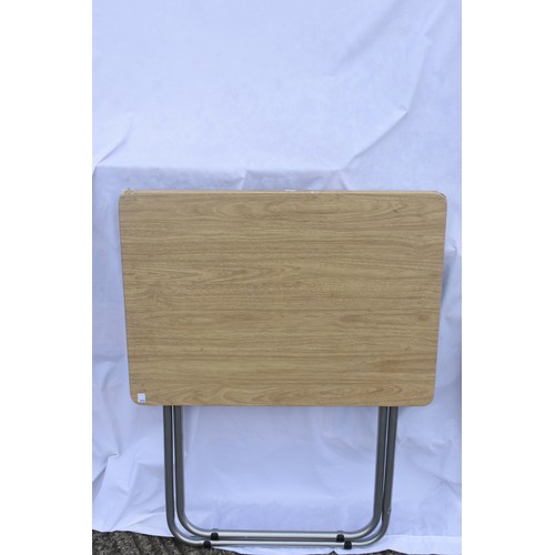 330 - FOLDING BEECH TABLE